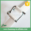 BST 1.25 inch White Composite Cargo Lashing Strap with steel buckle